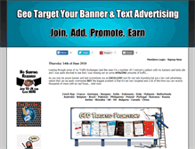 Tablet Screenshot of geo-adverts.com